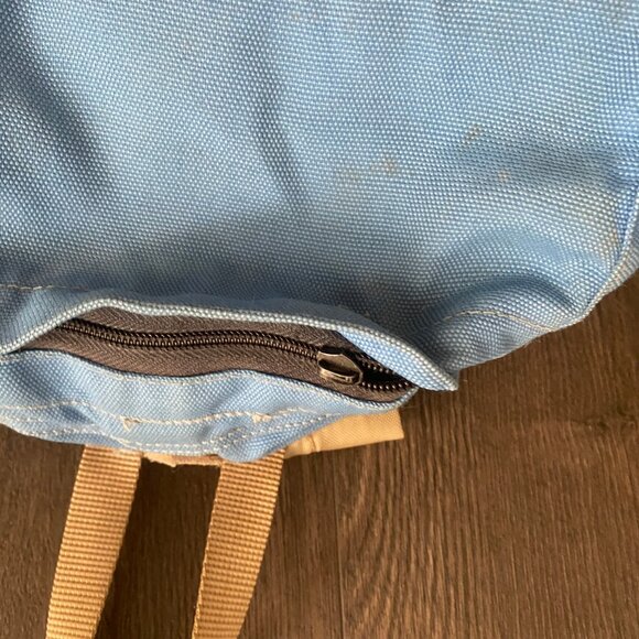 Vintage 70s Walk About Hiking Rucksack Backpack Daypack Leather Bottom Bag Rare* - Picture 3 of 15